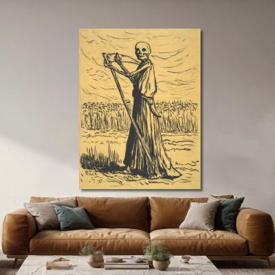 Death As A Reaper Maximilien Luce mlc16 canvas print 