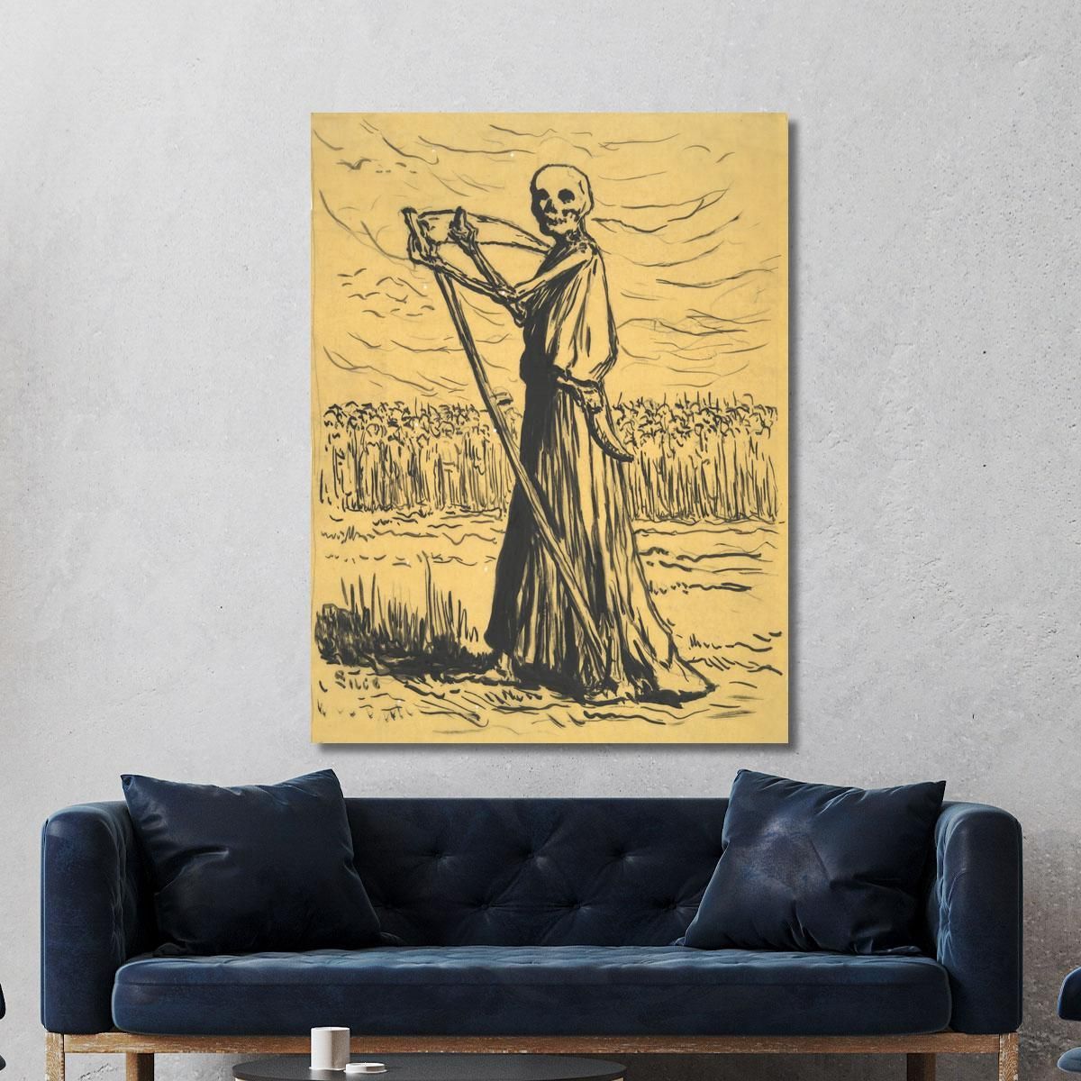 Death As A Reaper Maximilien Luce mlc16 canvas print 