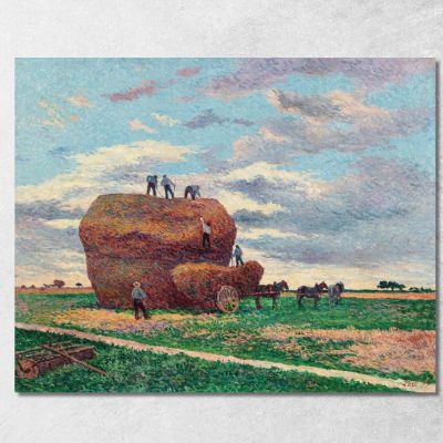 The Haystack Maximilien Luce mlc30 canvas print 
