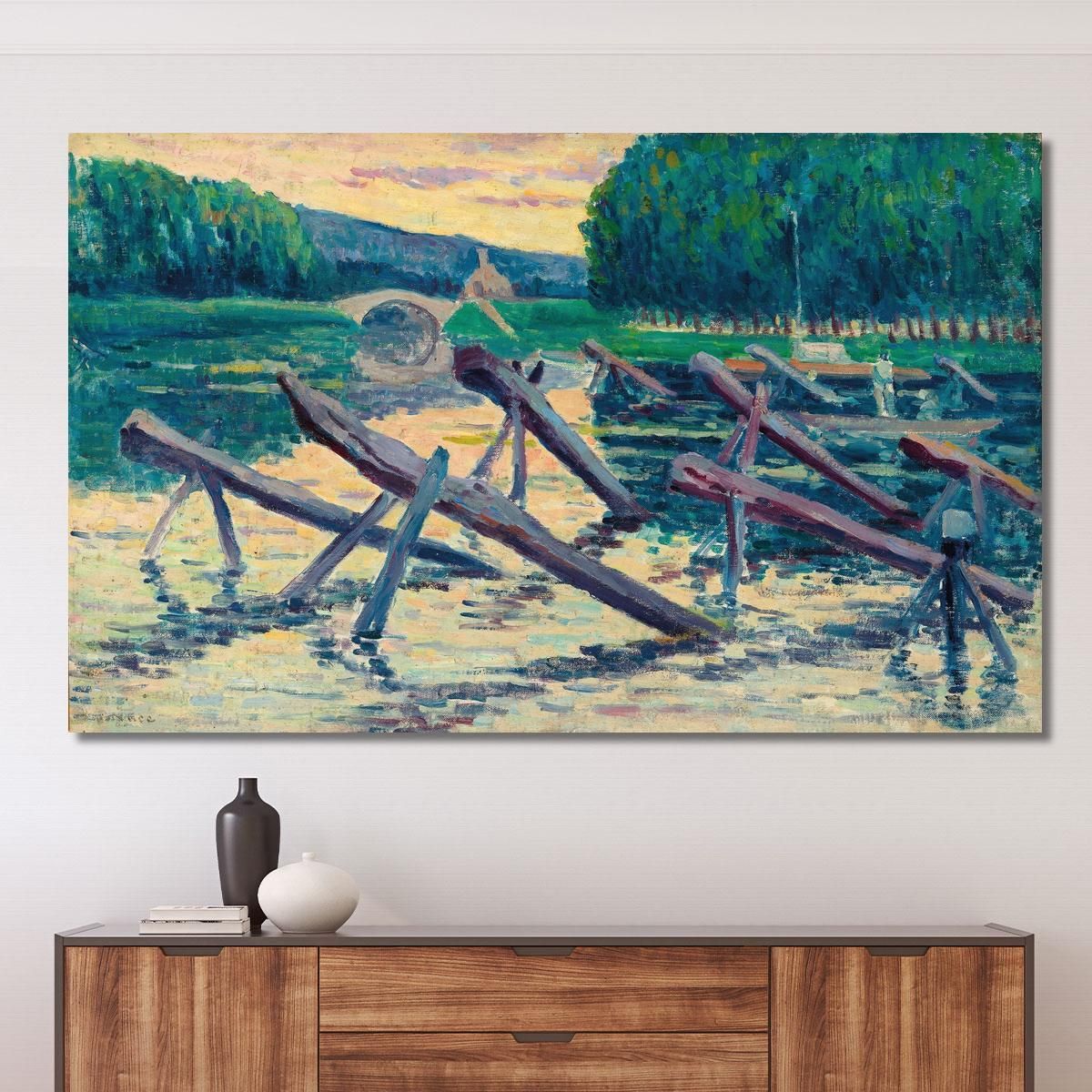 The Easels On The Cure Maximilien Luce mlc59 canvas print 