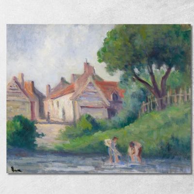 Pecquigny Maximilien Luce mlc86 canvas print 
