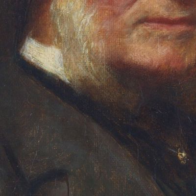 Self-Portrait At The Age Of 83 William Powell Frith wpf16 canvas print