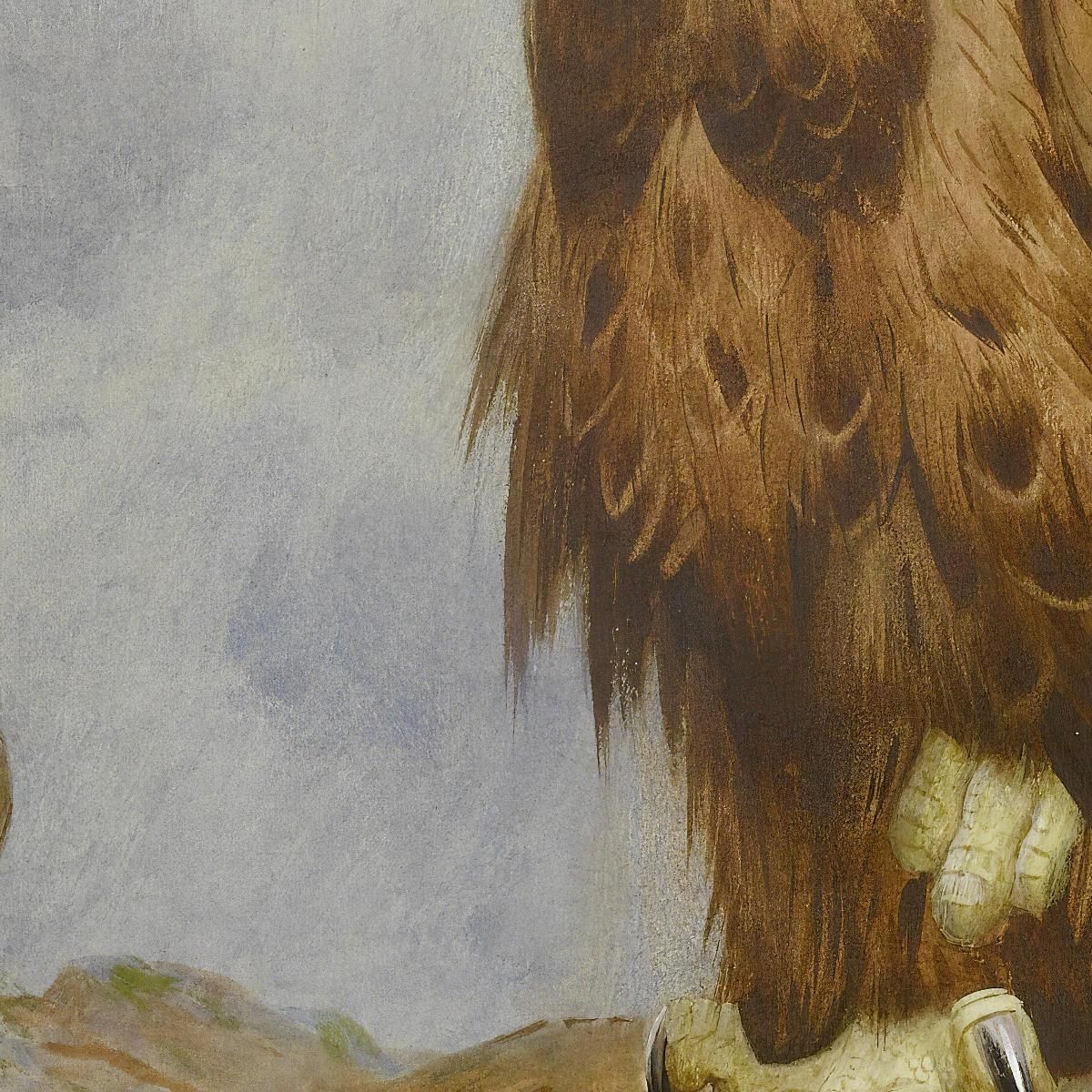 A Pair Of Golden Eagles Archibald Thorburn ath9 canvas print
