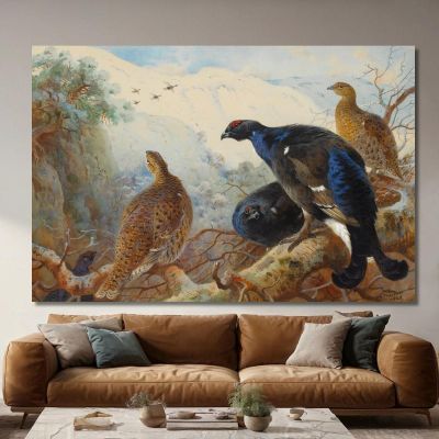 Blackgame Archibald Thorburn ath28 canvas print 
