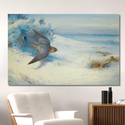 Merlin And Larks Archibald Thorburn ath68 canvas print 