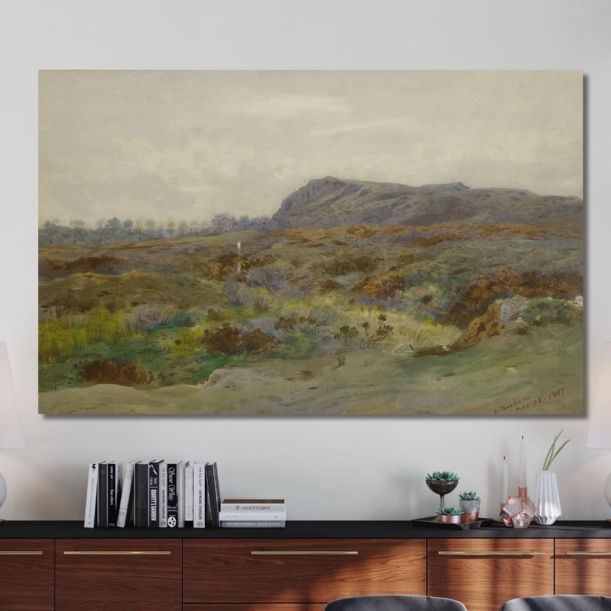 Moorland Landscape Archibald Thorburn ath69 canvas print 