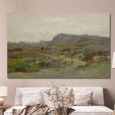 Moorland Landscape Archibald Thorburn ath69 canvas print 