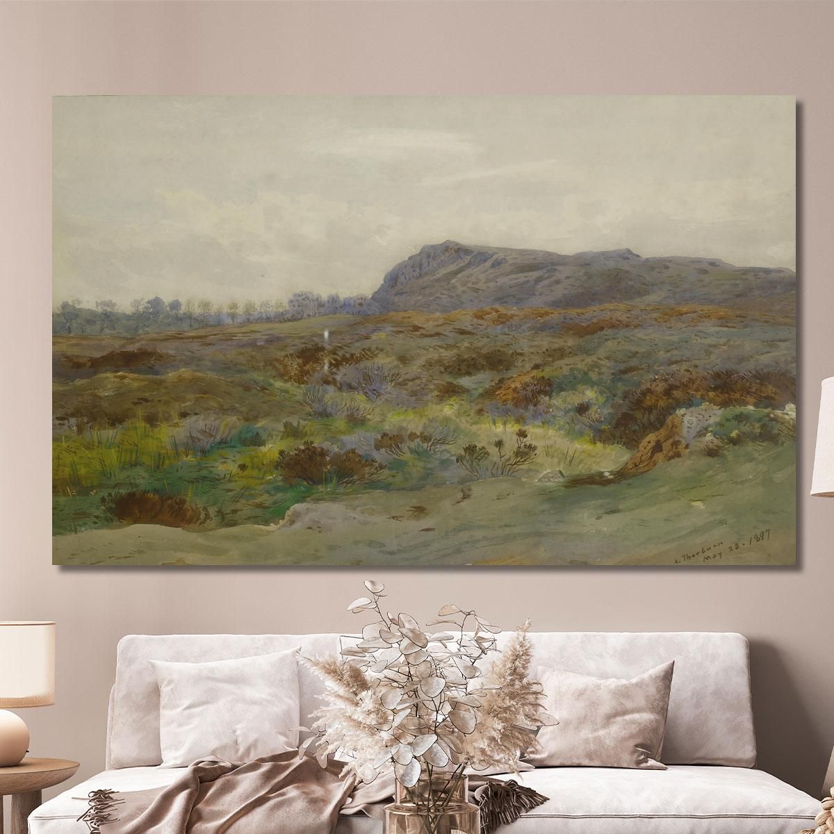 Moorland Landscape Archibald Thorburn ath69 canvas print 