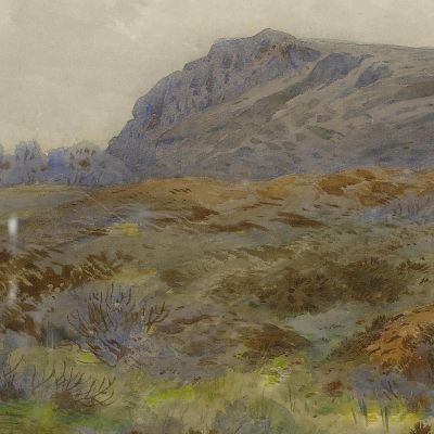 Moorland Landscape Archibald Thorburn ath69 canvas print