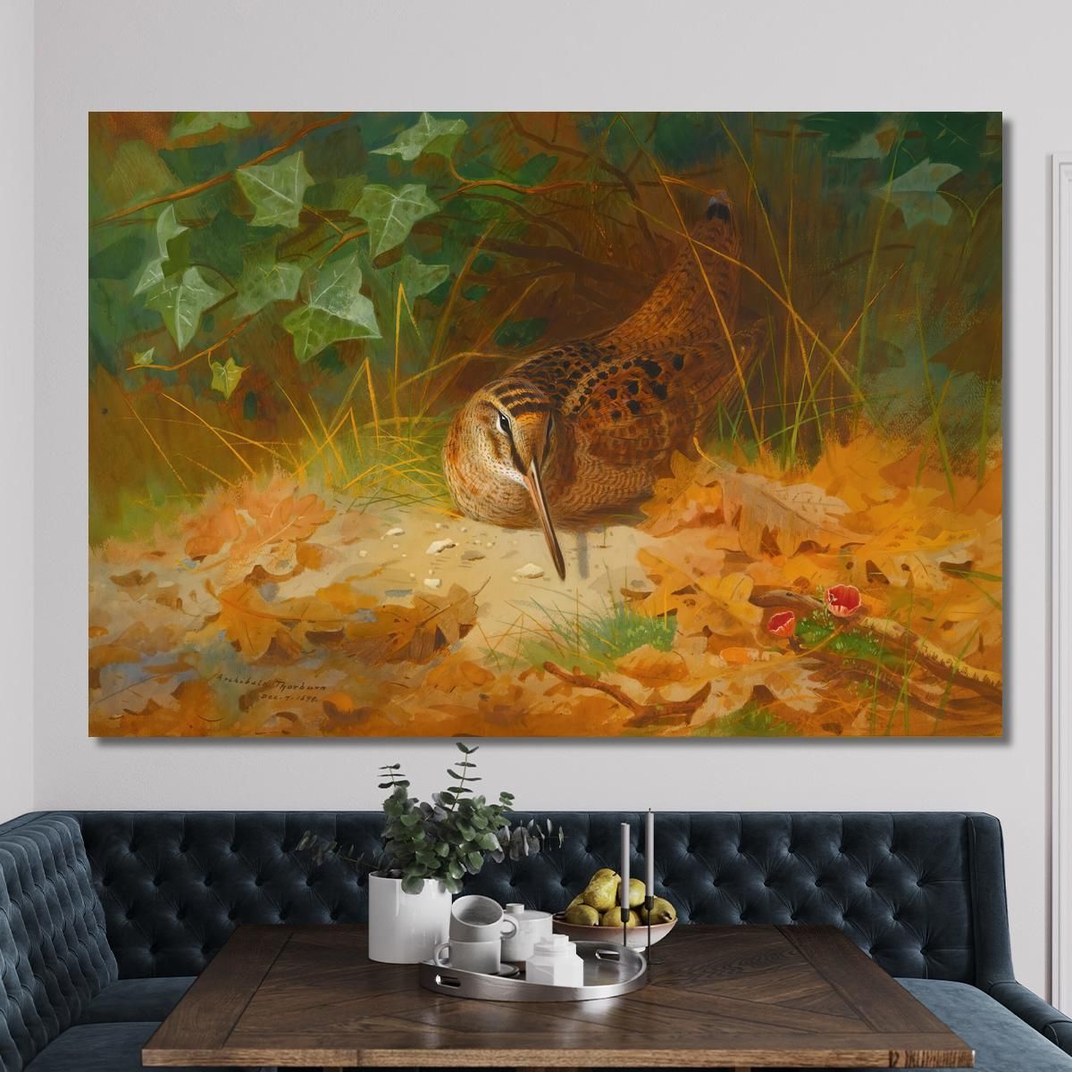 Woodcock Archibald Thorburn ath115 canvas print 