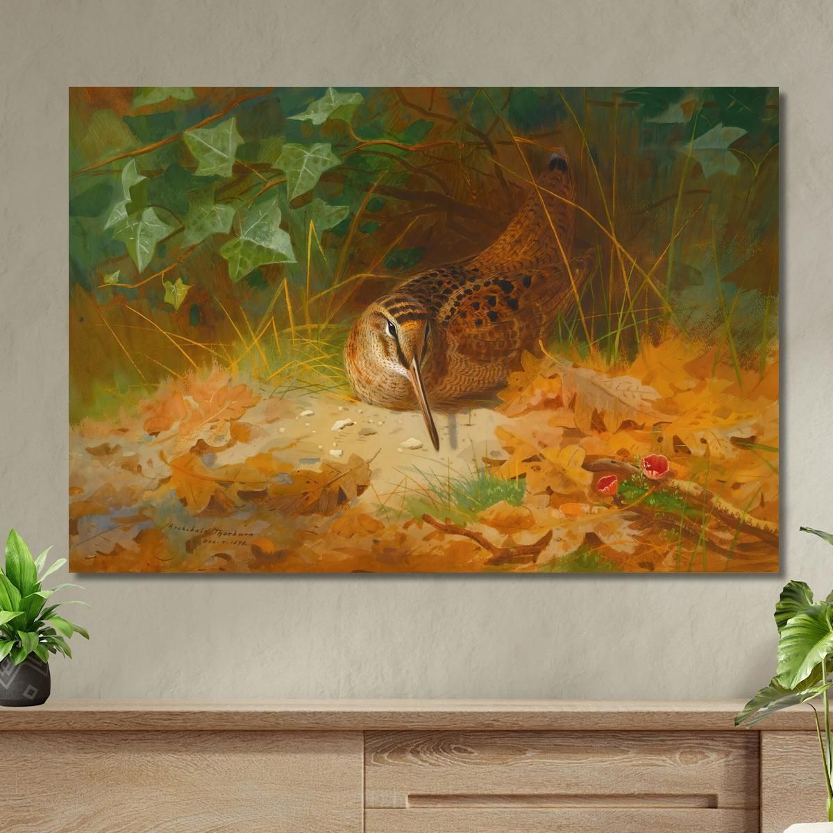 Woodcock Archibald Thorburn ath115 canvas print 