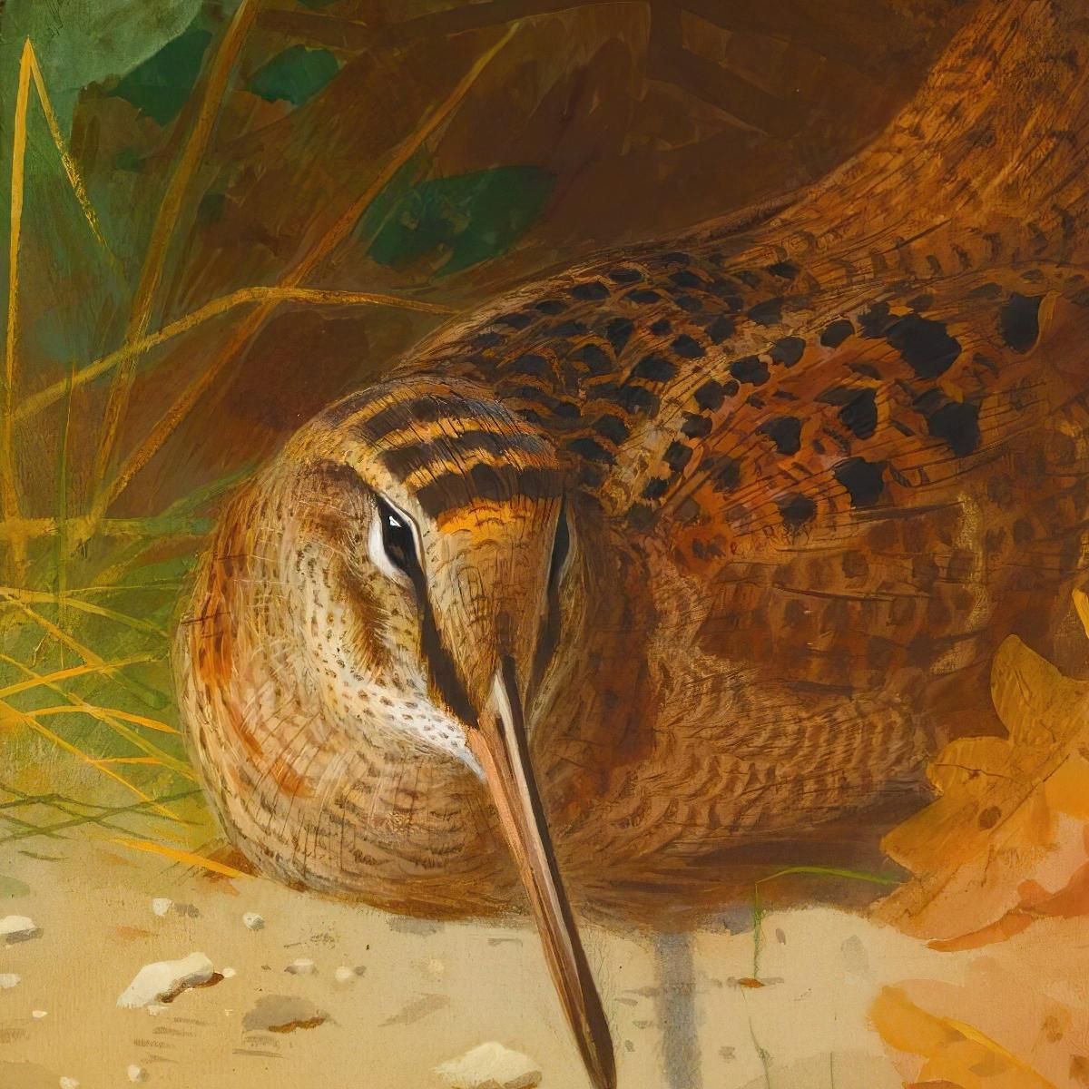 Woodcock Archibald Thorburn ath115 canvas print