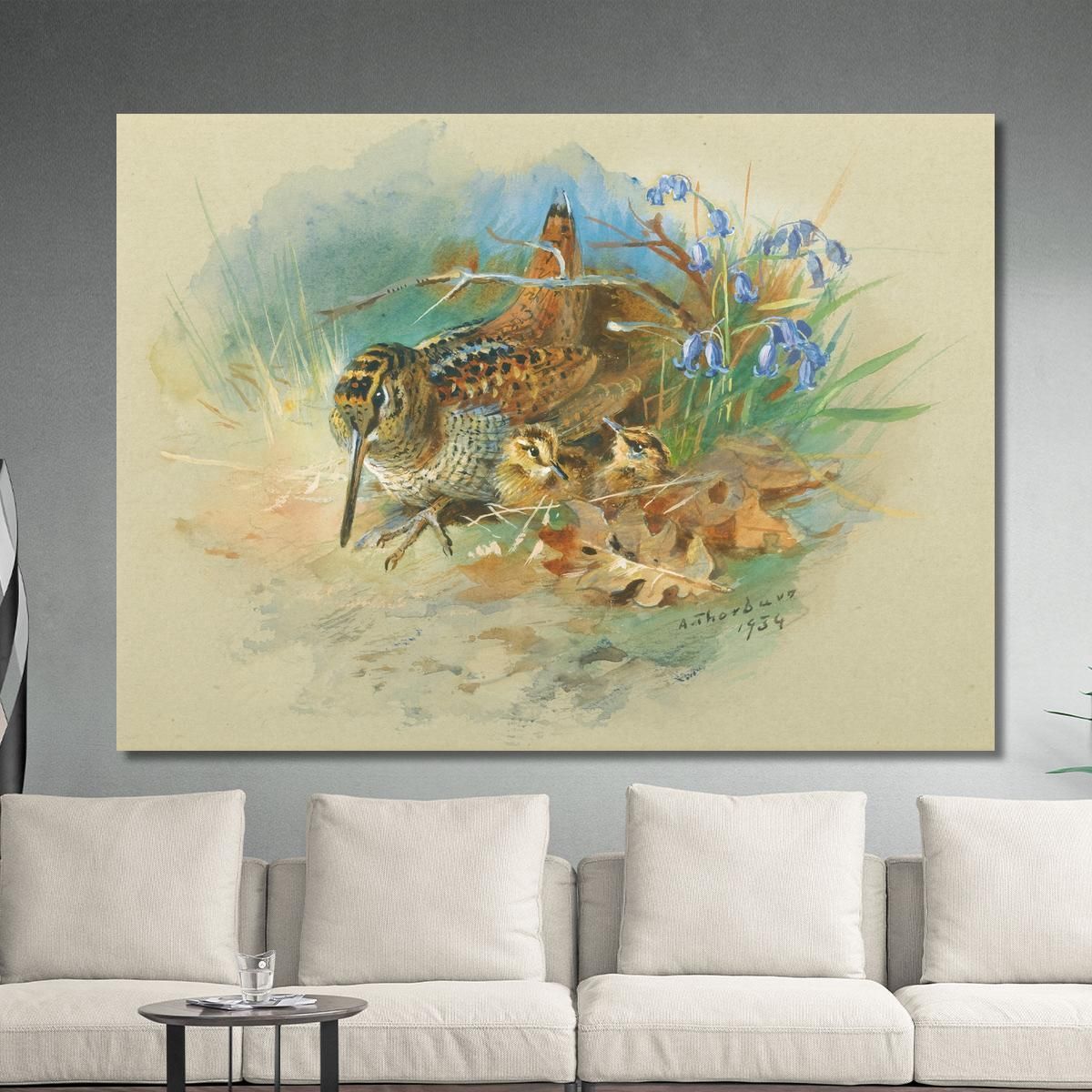 Woodcock And Young Archibald Thorburn ath116 canvas print 