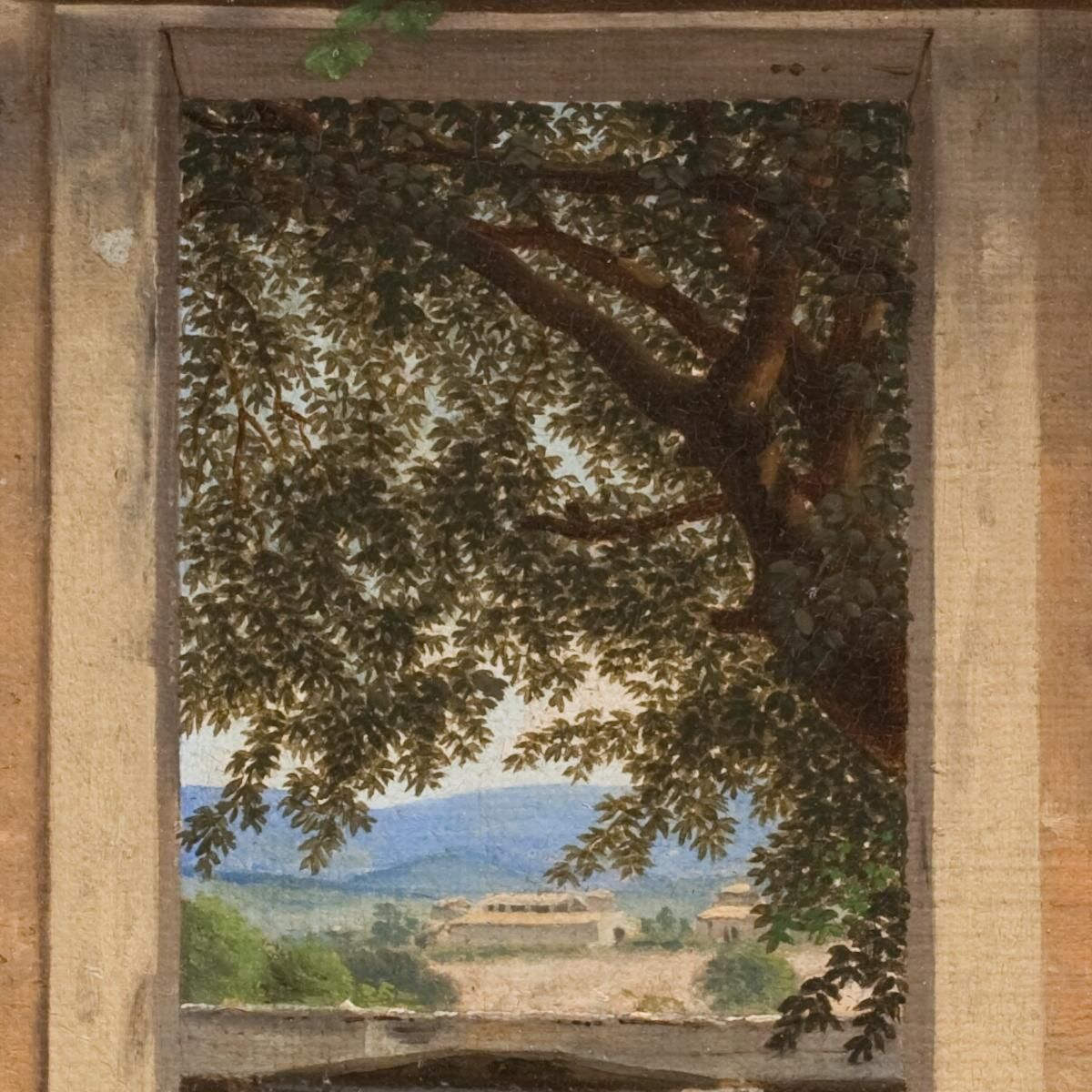 A Pergola Italy Christoffer Wilhelm Eckersberg cwe4 canvas print