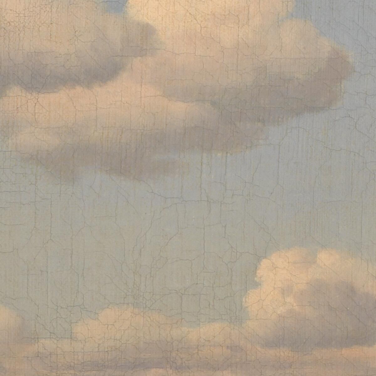 A View Towards The Swedish Coast From The Ramparts Of Kronborg Castle Christoffer Wilhelm Eckersberg cwe10 canvas print