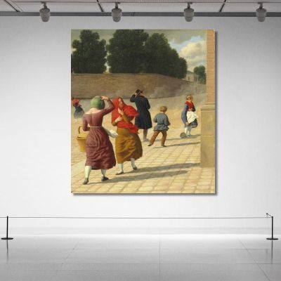 A Storm Christoffer Wilhelm Eckersberg cwe24 canvas print 