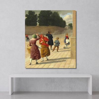 A Storm Christoffer Wilhelm Eckersberg cwe24 canvas print 