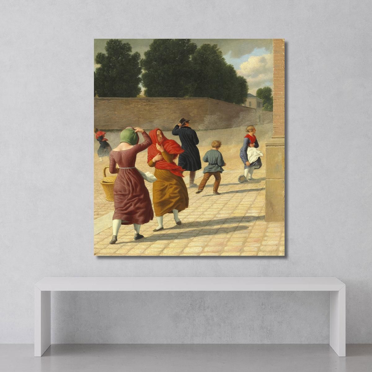 A Storm Christoffer Wilhelm Eckersberg cwe24 canvas print 
