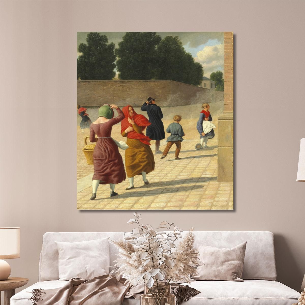 A Storm Christoffer Wilhelm Eckersberg cwe24 canvas print 