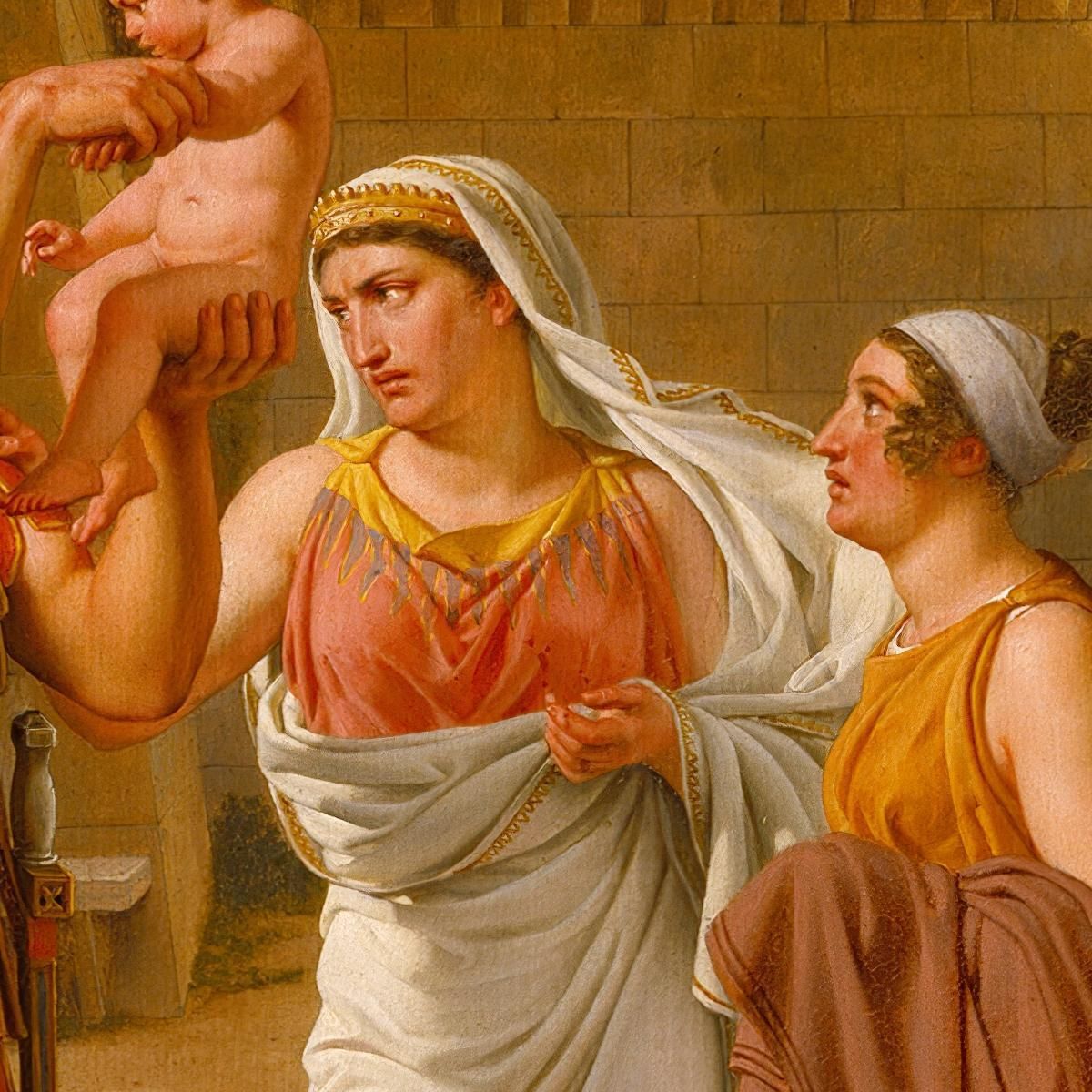 Hector'S Farewell To Andromache Christoffer Wilhelm Eckersberg cwe29 canvas print