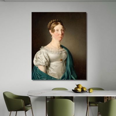 Portrait Of A Lady Christoffer Wilhelm Eckersberg cwe44 canvas print 
