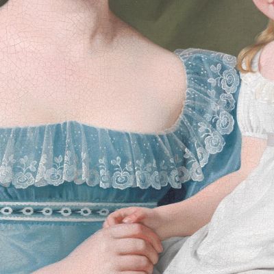 Portrait Of A Noblewoman Christoffer Wilhelm Eckersberg cwe45 canvas print