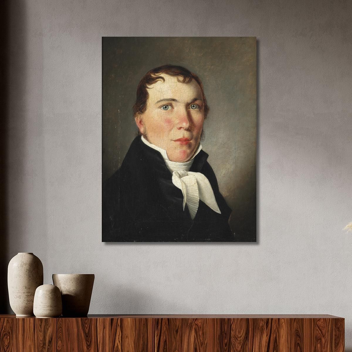 Portrait Of Merchant Ipsen Christoffer Wilhelm Eckersberg cwe52 canvas print 