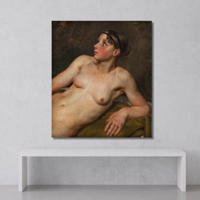 Reclining Female Nude Christoffer Wilhelm Eckersberg cwe55 canvas print 