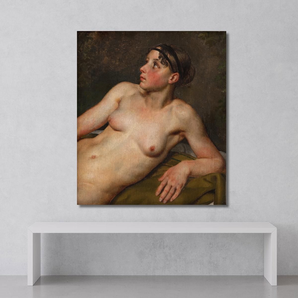 Reclining Female Nude Christoffer Wilhelm Eckersberg cwe55 canvas print 