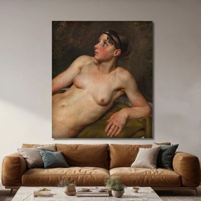 Reclining Female Nude Christoffer Wilhelm Eckersberg cwe55 canvas print 
