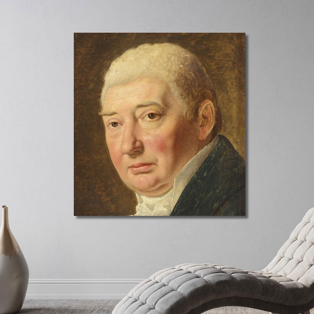 Study For Portrait Of Merchant Schmidt Christoffer Wilhelm Eckersberg cwe64 canvas print 