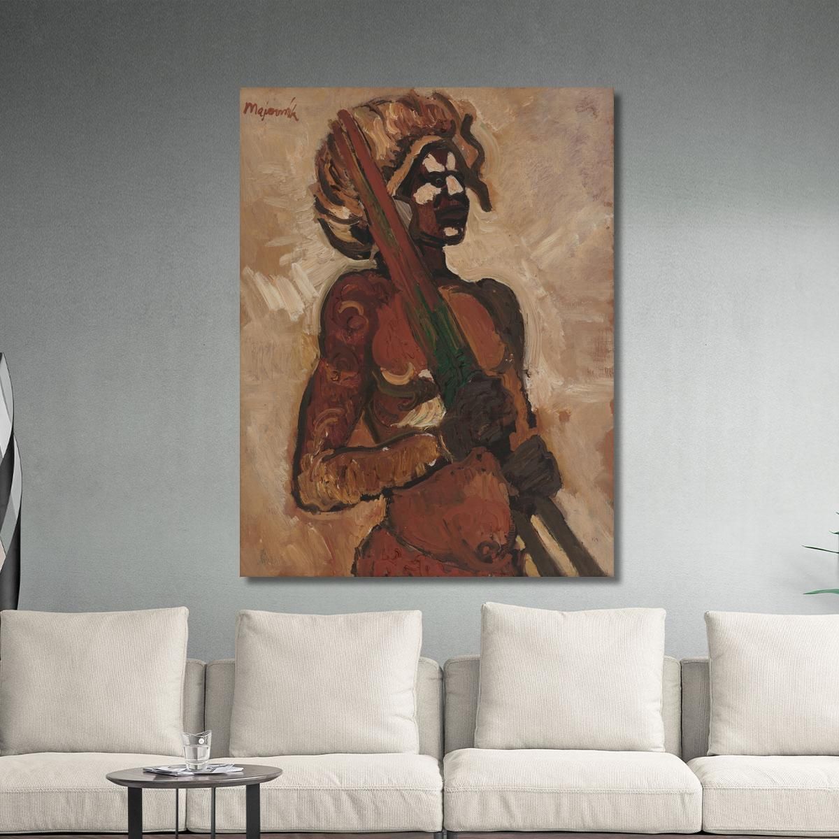 Black Warrior Cyprián Majerník cmj4 canvas print 