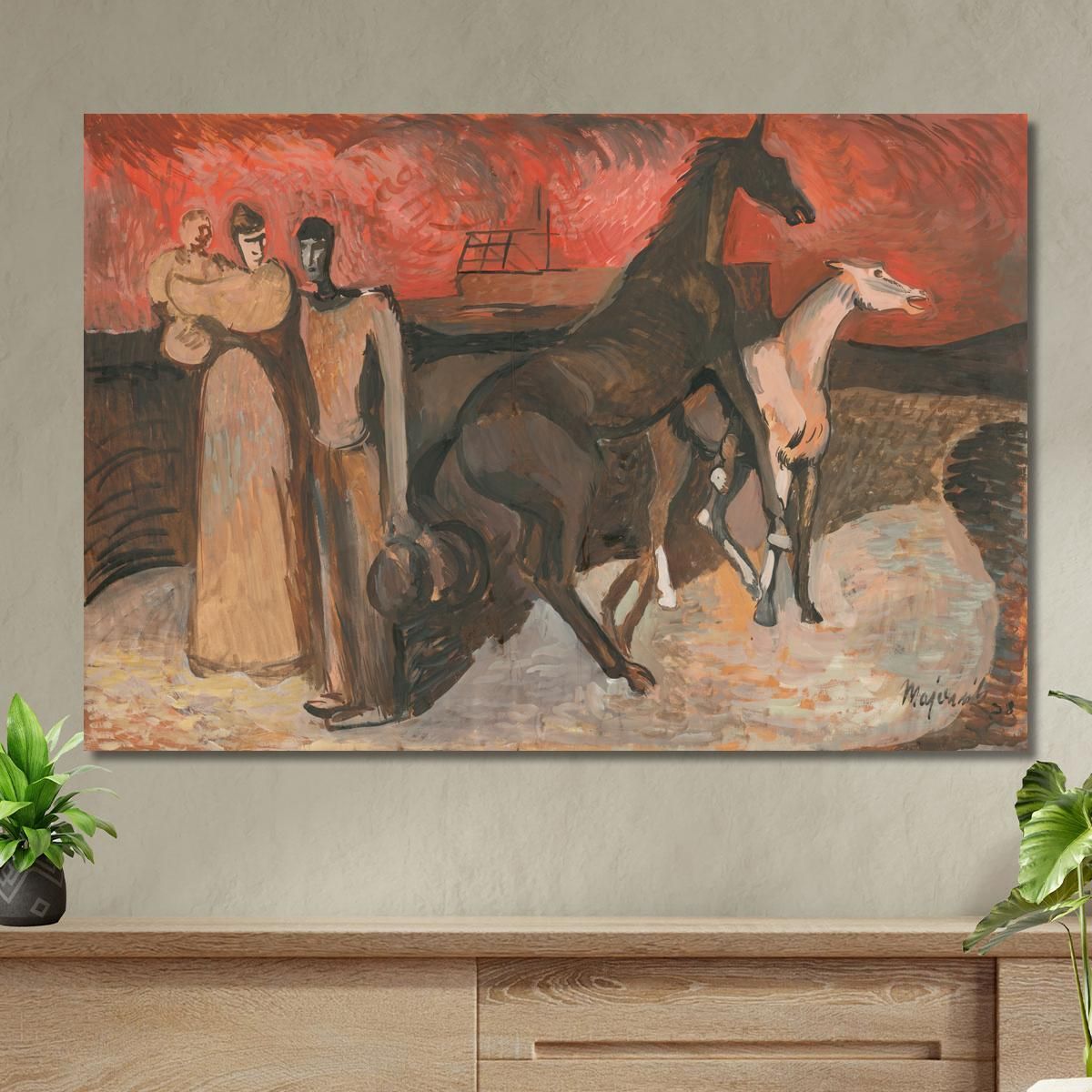 Fire Refugees Cyprián Majerník cmj32 canvas print 