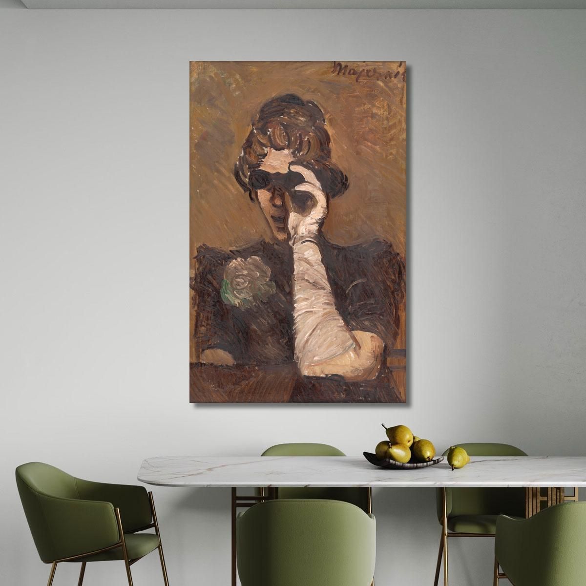 Lady With Opera Glasses Cyprián Majerník cmj38 canvas print 