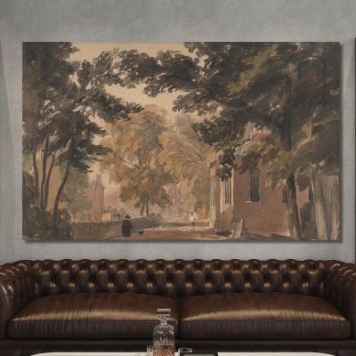 A Street In Harborne David Cox dcx1 canvas print 