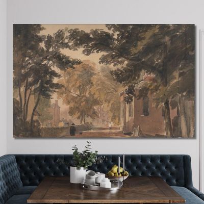 A Street In Harborne David Cox dcx1 canvas print 