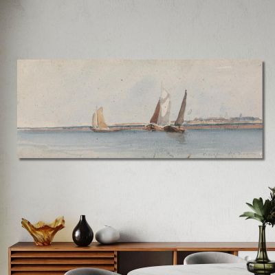 Bergen Op Zoom David Cox dcx5 canvas print 