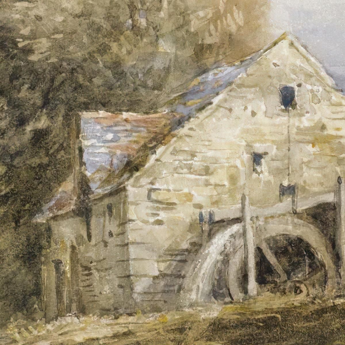 Overshot Mill North Wales David Cox dcx38 canvas print