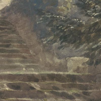 Tuintrap Bij Haddon Hall Derbyshire David Cox dcx53 canvas print