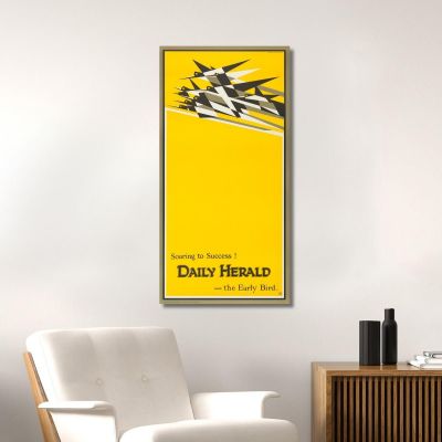 Soaring To Success The Early Bird Edward McKnight Kauffer emk12 canvas print 