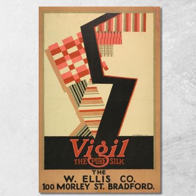 Virgil-The Pure Silk Edward McKnight Kauffer emk18 canvas print 