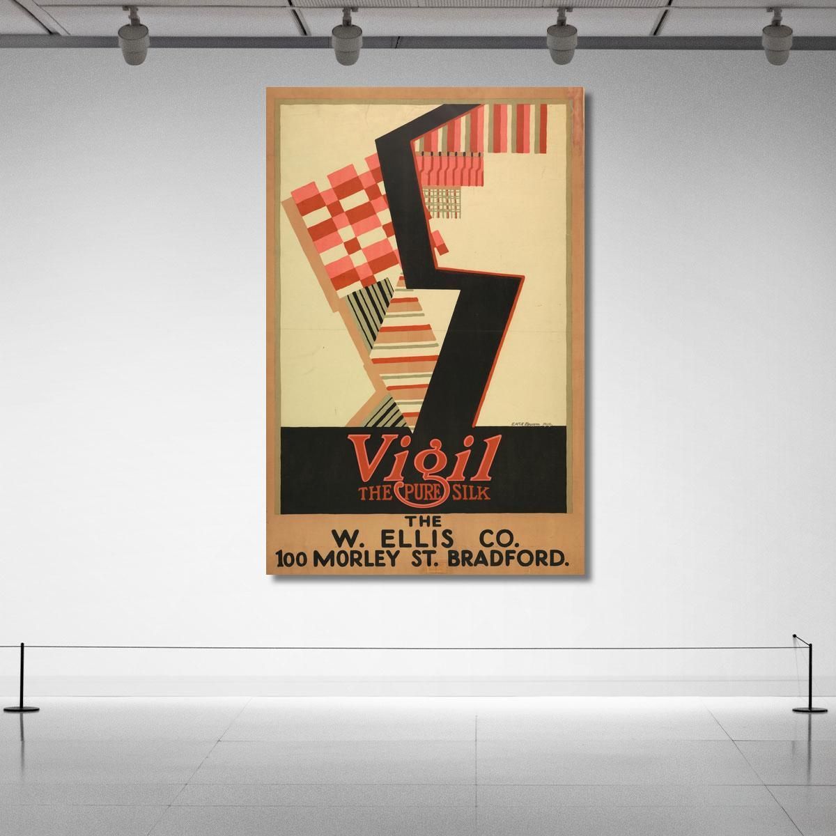 Virgil-The Pure Silk Edward McKnight Kauffer emk18 canvas print 