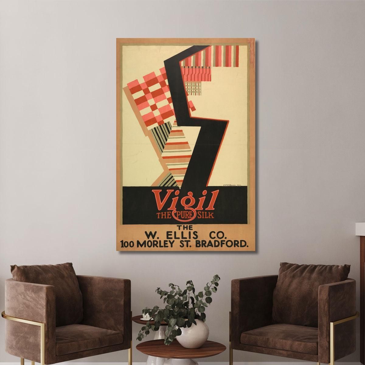 Virgil-The Pure Silk Edward McKnight Kauffer emk18 canvas print 