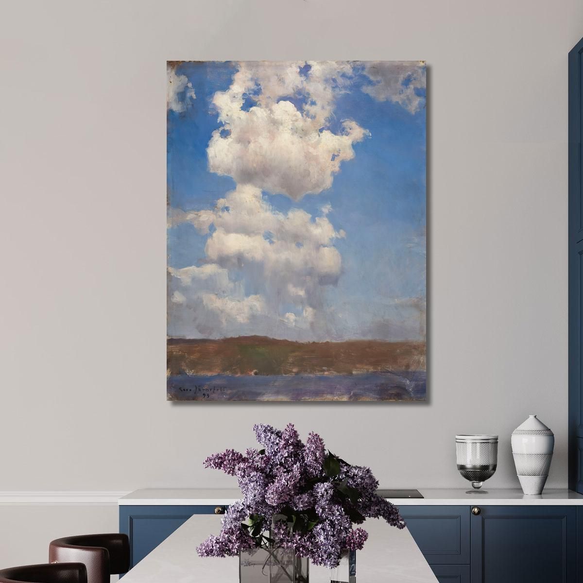 Cloud Study Eero Järnefelt ejr3 canvas print 