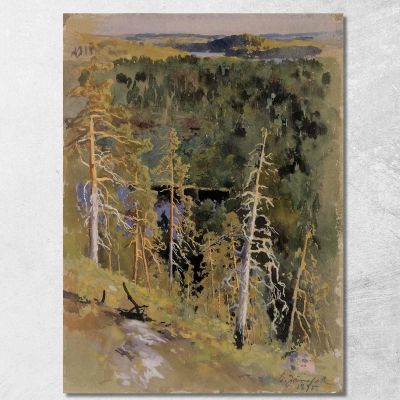 Forest Landscape Eero Järnefelt ejr7 canvas print 