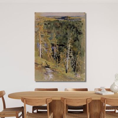 Forest Landscape Eero Järnefelt ejr7 canvas print 