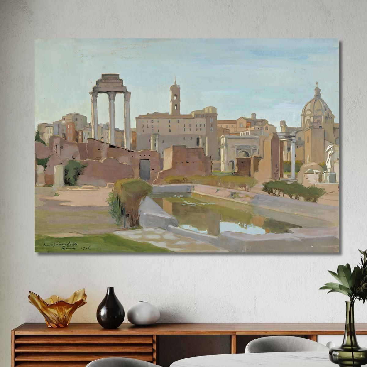 Forum Romanum Eero Järnefelt ejr10 canvas print 