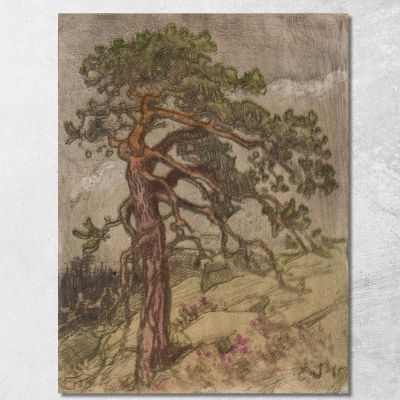 Kalliopetäjä Eero Järnefelt ejr15 canvas print 