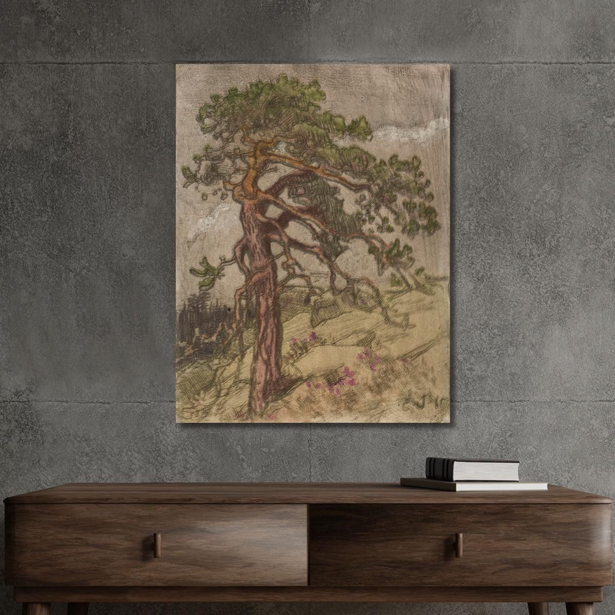 Kalliopetäjä Eero Järnefelt ejr15 canvas print 