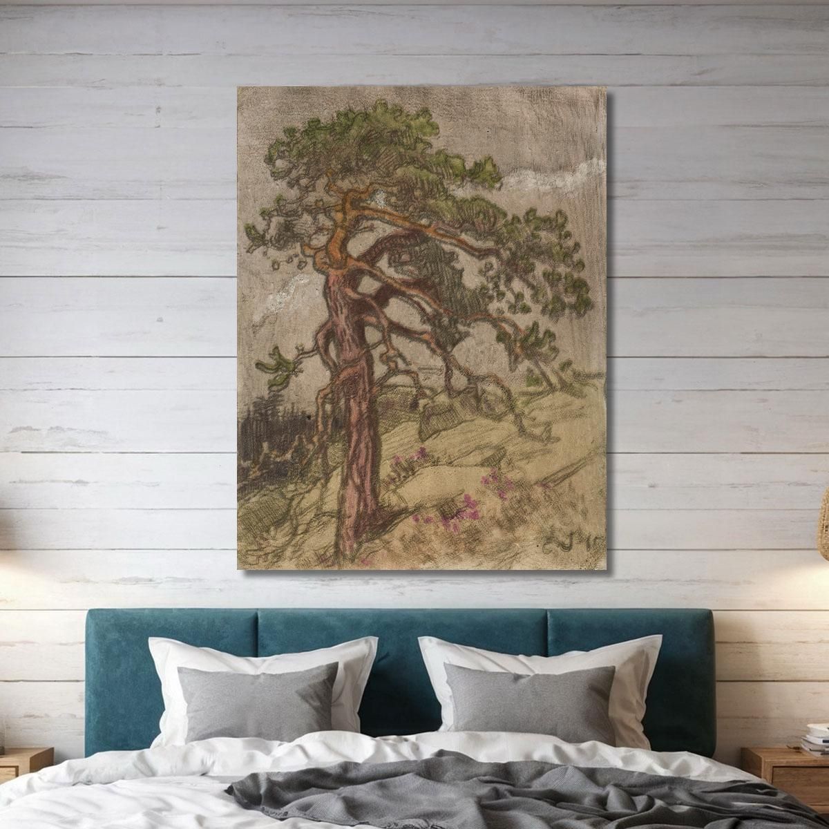 Kalliopetäjä Eero Järnefelt ejr15 canvas print 